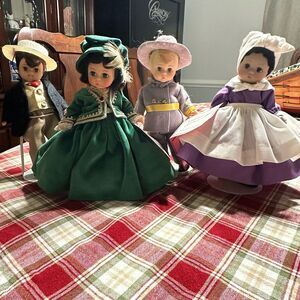 Madame Alexander 8” Dolls Gone With the Wind -Lot of 4 Scarlett